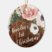 Gepersonaliseerd XMAS Ornament Geometric Garden Ro (Links)