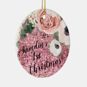 Gepersonaliseerd XMAS Ornament Geometric Garden Ro (Rechts)