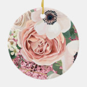 Gepersonaliseerd XMAS Ornament Geometric Garden Ro (Achterkant)