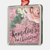 Gepersonaliseerd XMAS Ornament Geometric Garden Ro (Links)