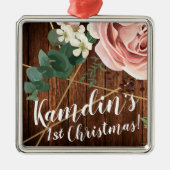 Gepersonaliseerd XMAS Ornament Geometric Garden Ro (Voorkant)