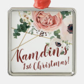 Gepersonaliseerd XMAS Ornament Geometric Garden Ro (Voorkant)
