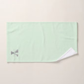 Gepersonaliseerd Y Initiaal Silver Monogram Jouw n Bad Handdoek (Handdoek)