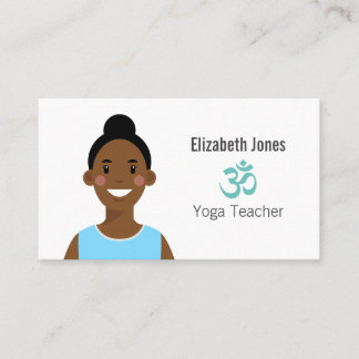 Gepersonaliseerd Yoga Avatar Visitekaartje