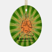 Gepersonaliseerd Yoga Pose Ornament (Rechts)