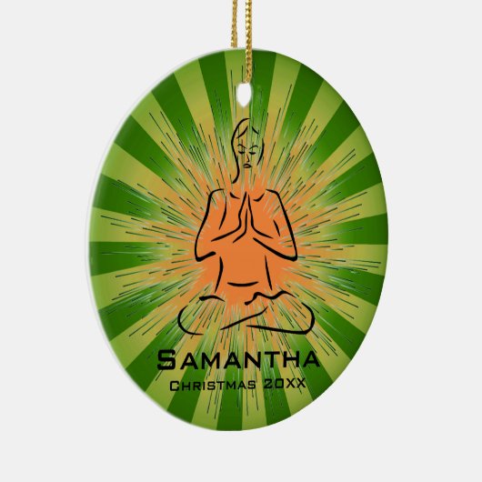 Gepersonaliseerd Yoga Pose Ornament (Rechts)