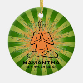 Gepersonaliseerd Yoga Pose Ornament