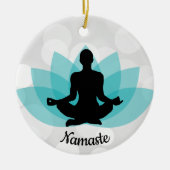 Gepersonaliseerd Yoga Pose Ornament (Voorkant)