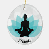 Gepersonaliseerd Yoga Pose Ornament (Links)
