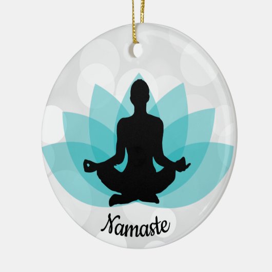 Gepersonaliseerd Yoga Pose Ornament (Links)