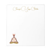 Gepersonaliseerd Yoga Studio-Notitieblok Notitieblok (Voorkant)