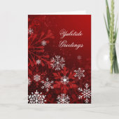 Gepersonaliseerd Yuletide Christmas Kaart (Voorkant)