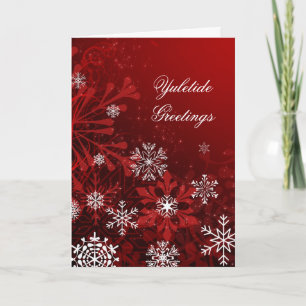 Gepersonaliseerd Yuletide kerstkaart Feestdagen Kaart