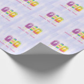 Gepersonaliseerd ze staat op het punt om Baby show Cadeaupapier (Hoek)