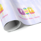 Gepersonaliseerd ze staat op het punt om Baby show Cadeaupapier (Rol Hoek)