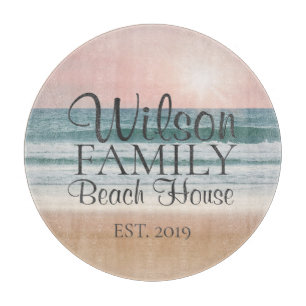 Gepersonaliseerd Zeaside Beach House Snijplank
