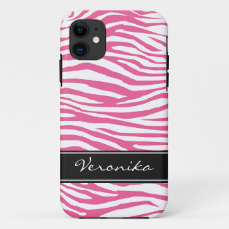 Gepersonaliseerd Zebra Patroon Case-Mate iPhone Case
