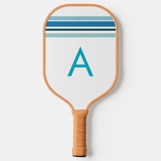 Gepersonaliseerd Zee schildpad monogram Pickleball Paddle (Achterkant)