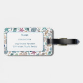 Gepersonaliseerd Zee Side Bagagelabel (Achterkant horizontaal)