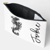 Gepersonaliseerd Zeemeermin Monogram Etui (Open)