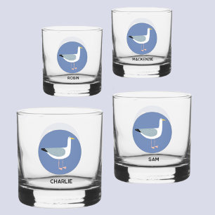 Gepersonaliseerd zeemeeuw glas