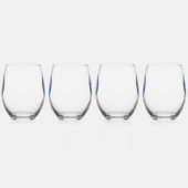 Gepersonaliseerd zeemeeuw glas (Links)
