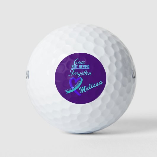 Gepersonaliseerd zelfmoordbewustzijn verdwenen, ma golfballen (Voorkant)