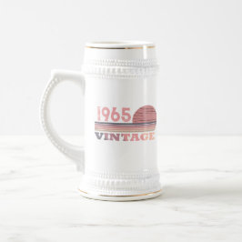 Gepersonaliseerd zestig vintage 60ste verjaardagsf bierpul
