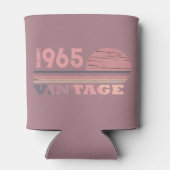 Gepersonaliseerd zestig vintage 60ste verjaardagsf blikjeskoeler (Achterkant)