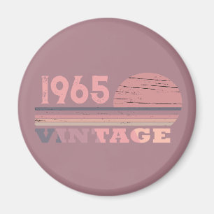 Gepersonaliseerd zestig vintage 60ste verjaardagsf magneet