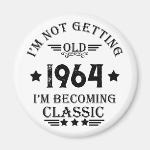 Gepersonaliseerd zestig vintage 60ste verjaardagsf magneet