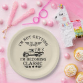 Gepersonaliseerd zestig vintage 60ste verjaardagsf papieren bordje (Feest)