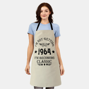 Gepersonaliseerd zestig vintage 60ste verjaardagsf schort