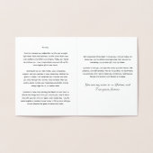 Gepersonaliseerd zijn bruiloft geloften Folie Kaar Folie Kaarten (Binnen)