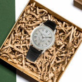 Gepersonaliseerd zijn & haar Romeinse nummerhorlog Horloge