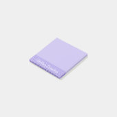 Gepersonaliseerd zijtabblad met naam post-it® notes (Schuin)