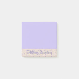 Gepersonaliseerd zijtabblad met naam post-it® notes