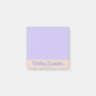 Gepersonaliseerd zijtabblad met naam post-it® notes