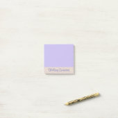 Gepersonaliseerd zijtabblad met naam post-it® notes (Op bureau)
