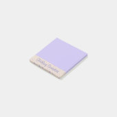 Gepersonaliseerd zijtabblad met naam post-it® notes (Schuin)