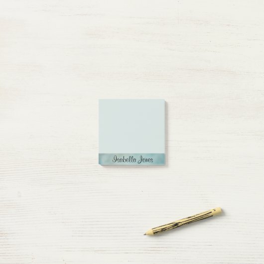 Gepersonaliseerd zijtabblad met naam post-it® notes (Op bureau)