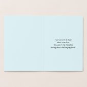 Gepersonaliseerd zilverfolie condoleert Kaart (Binnen)