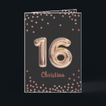 Gepersonaliseerd zoet 16 Happy 16th Birthday Glitt Kaart<br><div class="desc">Gepersonaliseerd zoet 16 Happy 16th Birthday Glitter</div>