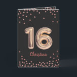 Gepersonaliseerd zoet 16 Happy 16th Birthday Glitt Kaart<br><div class="desc">Gepersonaliseerd zoet 16 Happy 16th Birthday Glitter</div>