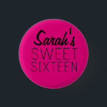 Gepersonaliseerd zoet 16-pins ronde button 3,2 cm<br><div class="desc">Gepersonaliseerd zoet 16-pins</div>