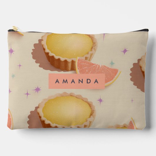 Gepersonaliseerd zoet grapefruittartpatroon etui (Voorkant)
