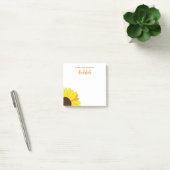Gepersonaliseerd zonnebloem post-it® notes (Kantoor)
