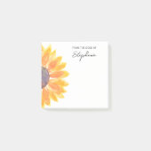Gepersonaliseerd zonnebloem van het bureau van post-it® notes (Voorkant)