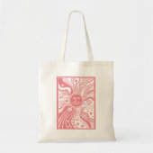 Gepersonaliseerd zonpatroon tote bag (Voorkant)