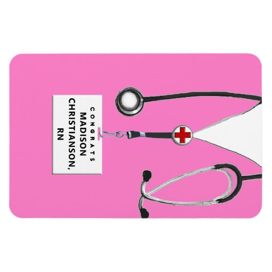 Gepersonaliseerd zurig Afstuderen Gift Magnet Magneet (Horizontaal)